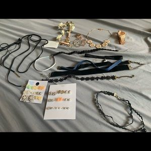 Jewelry - chokers, earrings, rings, necklaces